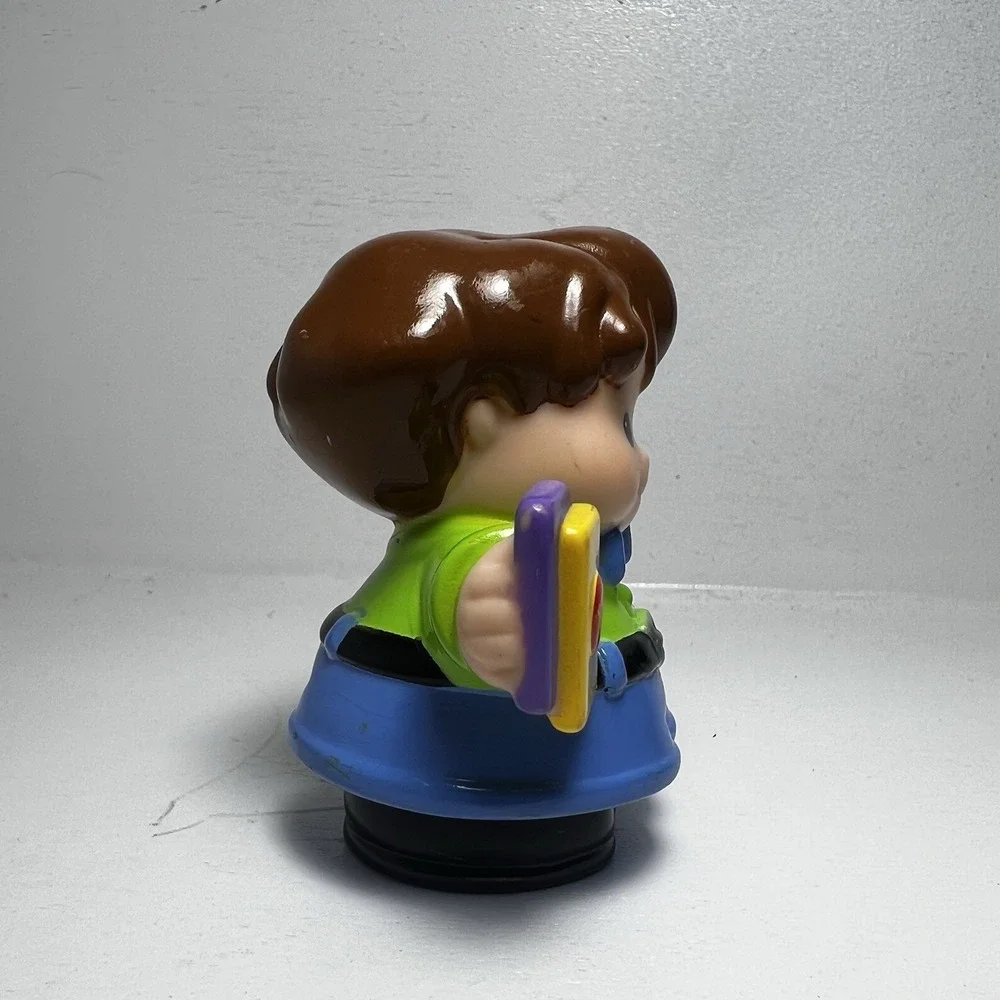Fisher Price Little People Father Dad Cell Phone Brown Hair Man 2006